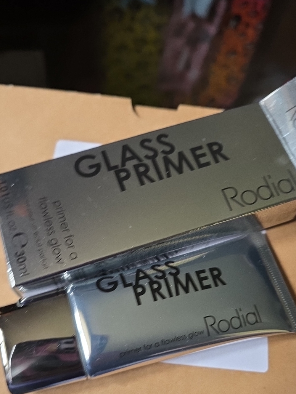 Glass Primer Cosmetic Tubes